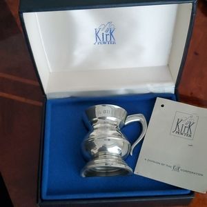 Kirk 1/2 pewter gill
